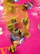 Had kids make their own bees w egg cartons and took pics w googly eyes