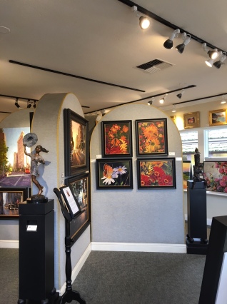 Inside where Margery's art is on display
